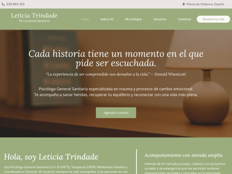 Captura de la web psicologaleticiatrindade.com, hecha por Notoriza